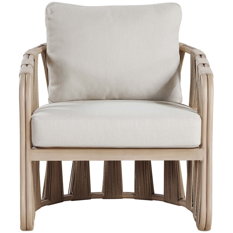 Hemera Olefin Fabric Outdoor Patio Chair, Beige