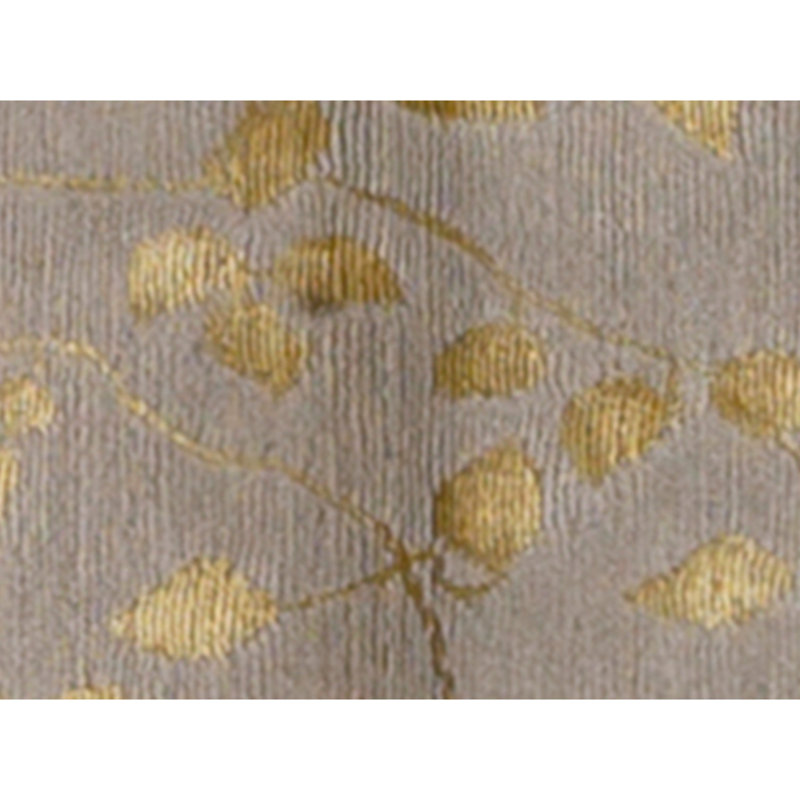 Hand Knotted Area Rug in Steel