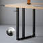 Table multifonctionnelle en bois de frêne et en acier au carbone-226310934