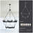 Retro Style Large 2-Tier Circular Ceiling Ironwork Chandelier