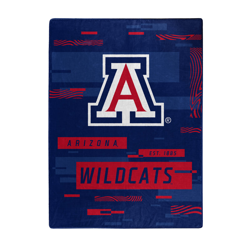 Throw Blanket, Blue/Red, Wildcats