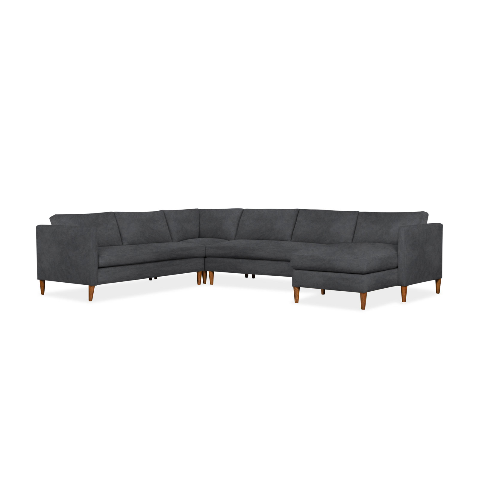 Clifford Chaise Sectional, Right Hand Facing, Monique Twine Boucle