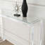 Console simple et transparente en verre acrylique-1385809624