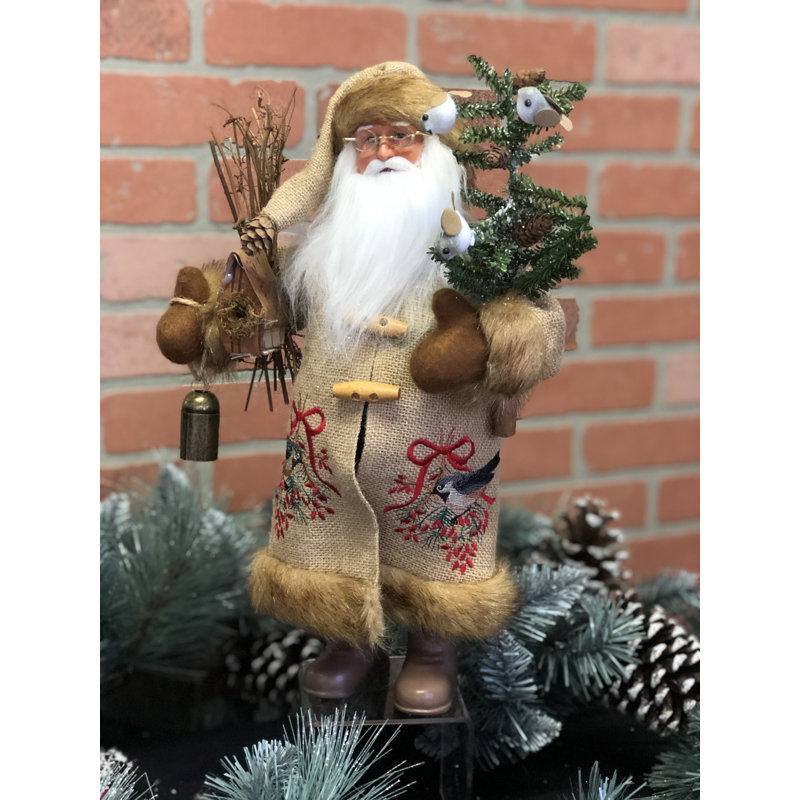 Figurine Chickadee Claus