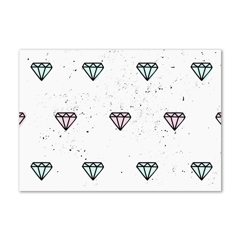 Diamonds - Wrapped Canvas Print