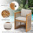 Januita Outdoor Acacia Wood Dining Set-116375423