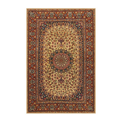 Tapis brun/beige traditionnel Fluharty
