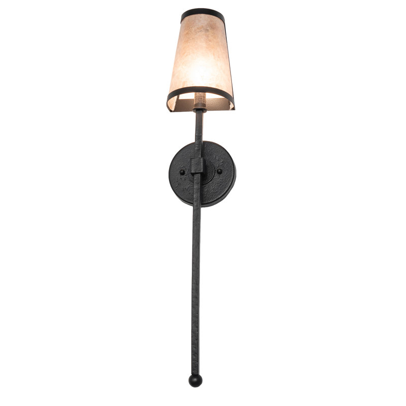 Rustic Lodge Wrought Iron Wallchiere