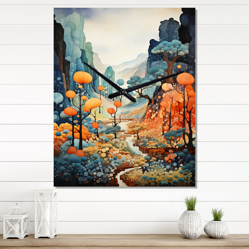 Horloge murale Canyon, H 40 po x l 30 po x P 1 po