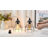 Jhy Design Hanging Lamp Black Battery Powered Decorative Pendant Lamp