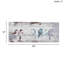 Panneau de planche de bois décoratif, peint à la main en gris et blanc, l 30 po x H 12 po x P 1,5 po, mur Look and Summers P 1,5 po et décor rustique, conception de Summers