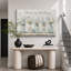 «Cherish Every Little Blessing Blue Floral Vase», images de salon, impression sur toile encadrée-134328950-134328946