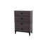 Meuble de chambre à coucher moderne 1 pièce avec commode à tiroirs et 4 tiroirs avec plateau en faux marbre-1238673641
