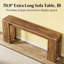 Console en bois, table d'entrée avec canapé-165844244