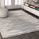 Errol Aya Berber Stripe Geometric Cream/Gray Rug