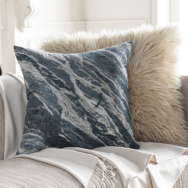  Abstract Throw Pillow Cover, 18" x 18"