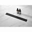 Drain de douche linéaire avec grille quadrato amovible, drain de douche en acier inoxydable 304 inclus, crépine et pieds de nivellement