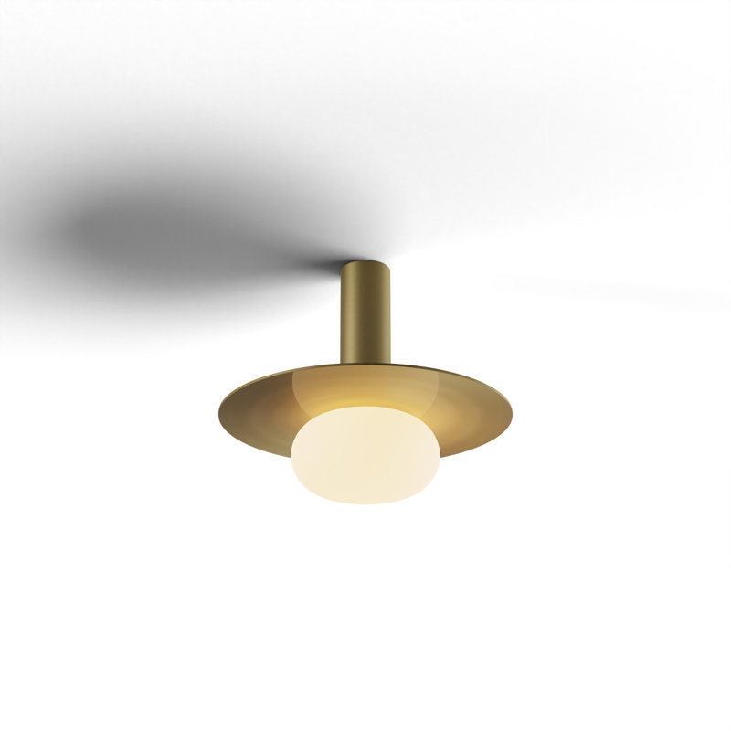 1 - Light LED Pendant, Brass