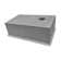 Ruvati 36-inch Workstation Slope Bottom Offset Drain Undermount 16 Gauge Kitchen Sink