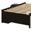  Structure de lit double Altona avec lit gigogne, 2 tiroirs, tablettes et table de chevet-1146151773