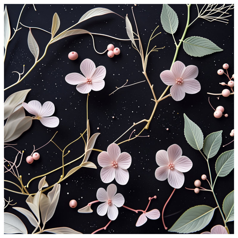Housse de couette Floral Bedding, Grand lit