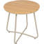 Tables d'appoint d'extérieur, table de patio HDPS avec pieds en métal