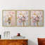 Floral Study  Series  CXIII  -Set Of 3 Framed Giclee Prints -Ready to Hang-1929051846-1929051855