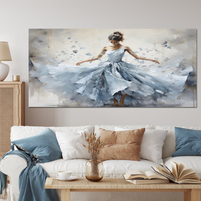Blue Ballet Dance I - Ballet Framed Prints