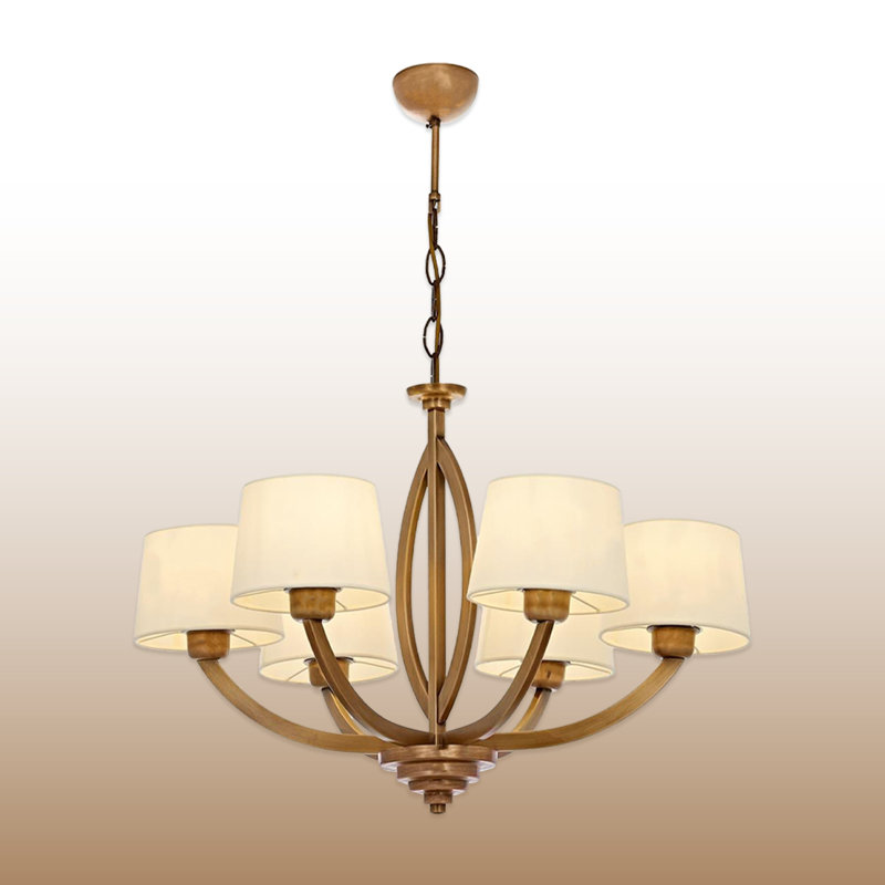 Lustre en métal, 6 lumières