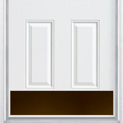 Ackland Door Kick Plate - Anodized Aluminum - Industrial Self-Adhesive Mount