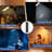 LED Floor Lamp With Remote Control Foot Switch For Living Room