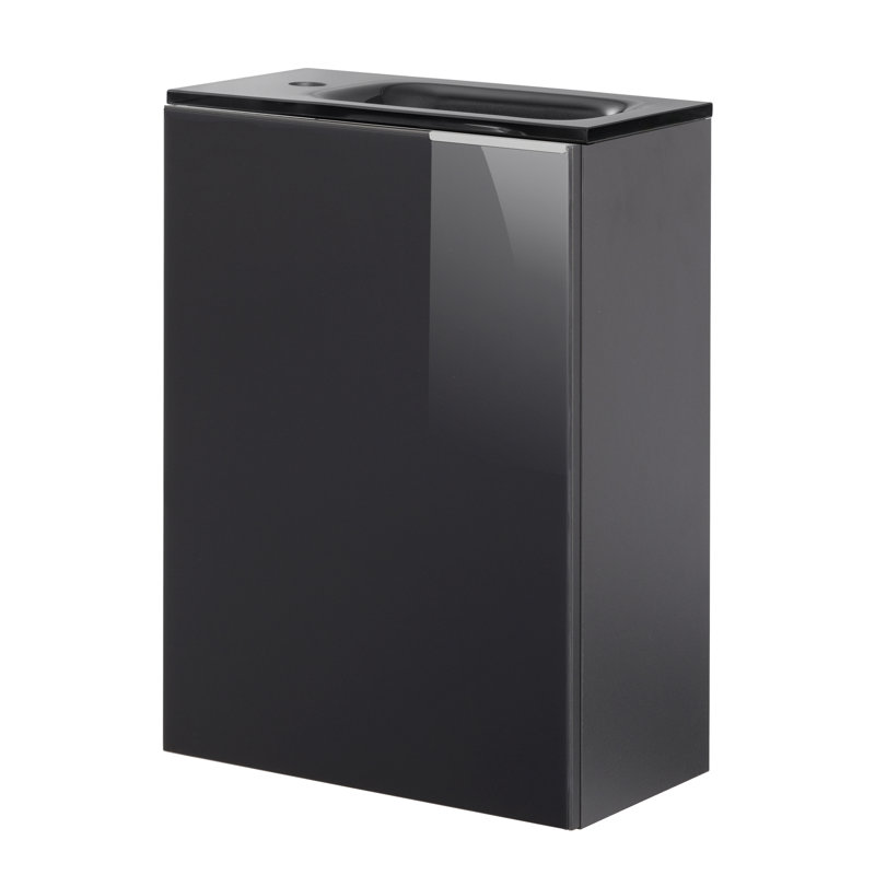 440mm Single Bathroom Vanity with Basin, Anthracite