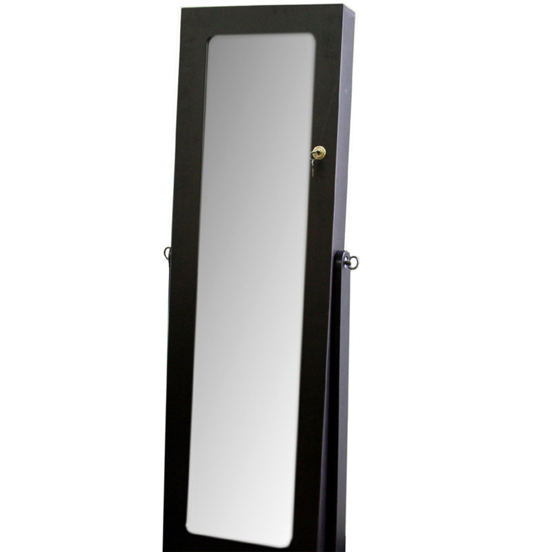Miroir sur pied de 57 po de hauteur, forme rectangulaire