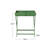Verdant Bamboo-Handled Folding Tray Table