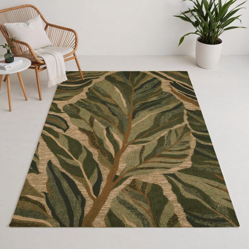 Tapis d'intérieur et d'extérieur brun Nature, Rectangulaire 3 pi x 5 pi