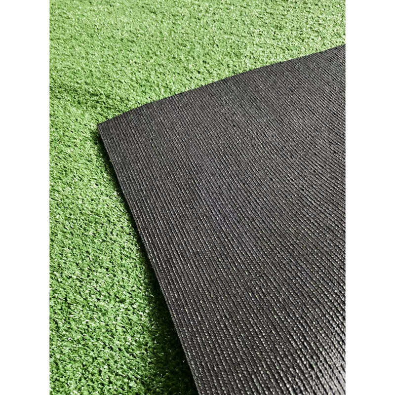 Gazon artificiel 3 pi x 16 pi avec trous de drainage, parfait pour les espaces intérieurs / extérieurs pour animaux de compagnie, pelouse et balcon, polypropylène carré