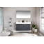 Ensemble de meuble-lavabo mural double 47,1 "avec miroir Lacasta
