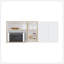 Armoire murale, 2 portes, 4 tablettes