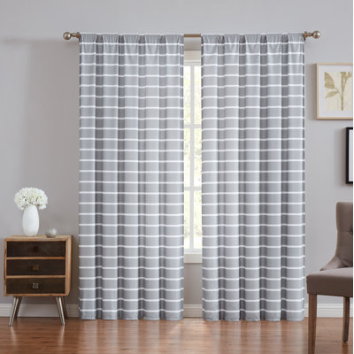 Polyester Room Darkening Curtain Pair