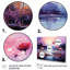 «Pink Purple Riverside Serenity I», reproduction sur toile-802147605-581960343