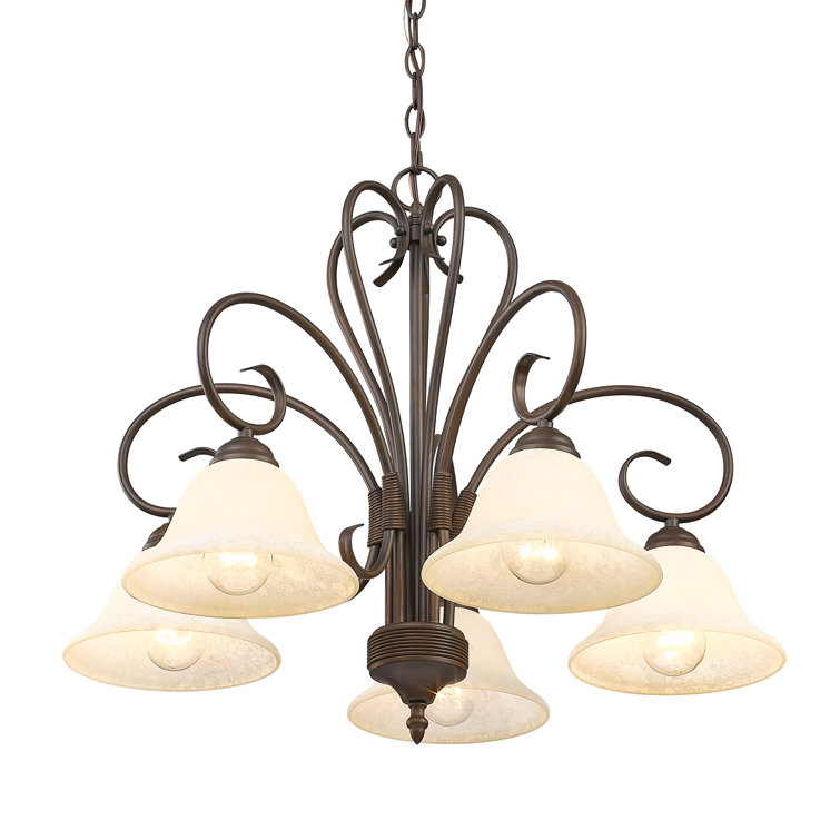 Karcher 5 - Light Shaded Classic / Traditional Chandelier