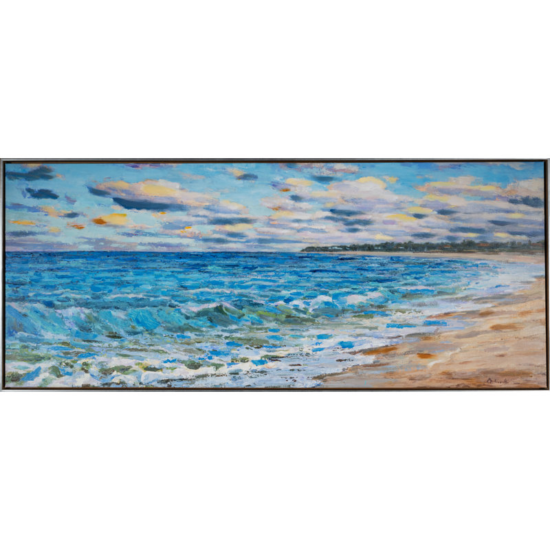 Lawrence Behunek " South Beach Evening " by Lawrence Behunek
