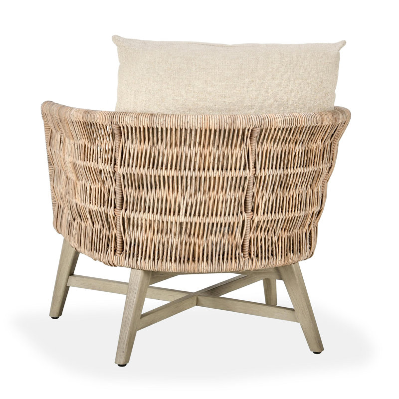 Collins Outdoor Solid Wood Lounge Chair