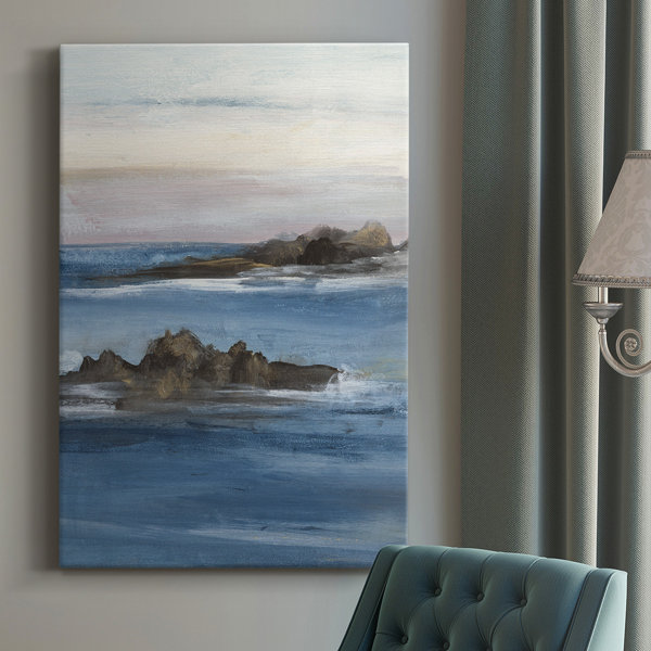 Dovecove Merging The Ocean Ii On Canvas Print 