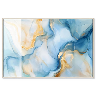 Art mural bleu sarcelle sur toile bleu sarcelle 