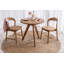 Teak Round Solid Wood Dining Table