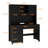 Farmhouse 67" H Executive Desk With Hutch And Led Light-460179436