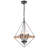 4-light Farmhouse Lantern Pendant