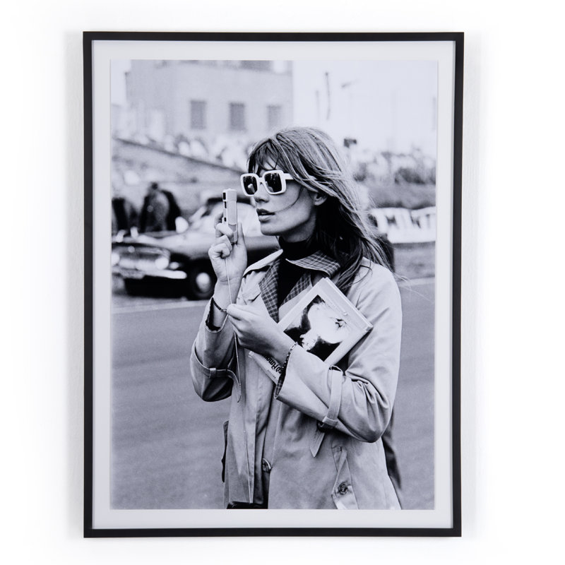 Françoise Hardy Print, 24" H x 18" W x 1.5" D