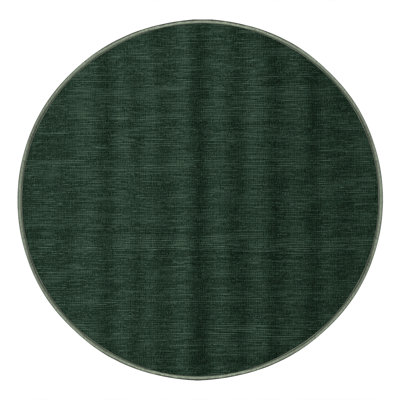 Tapis vert uni lavable à la machine